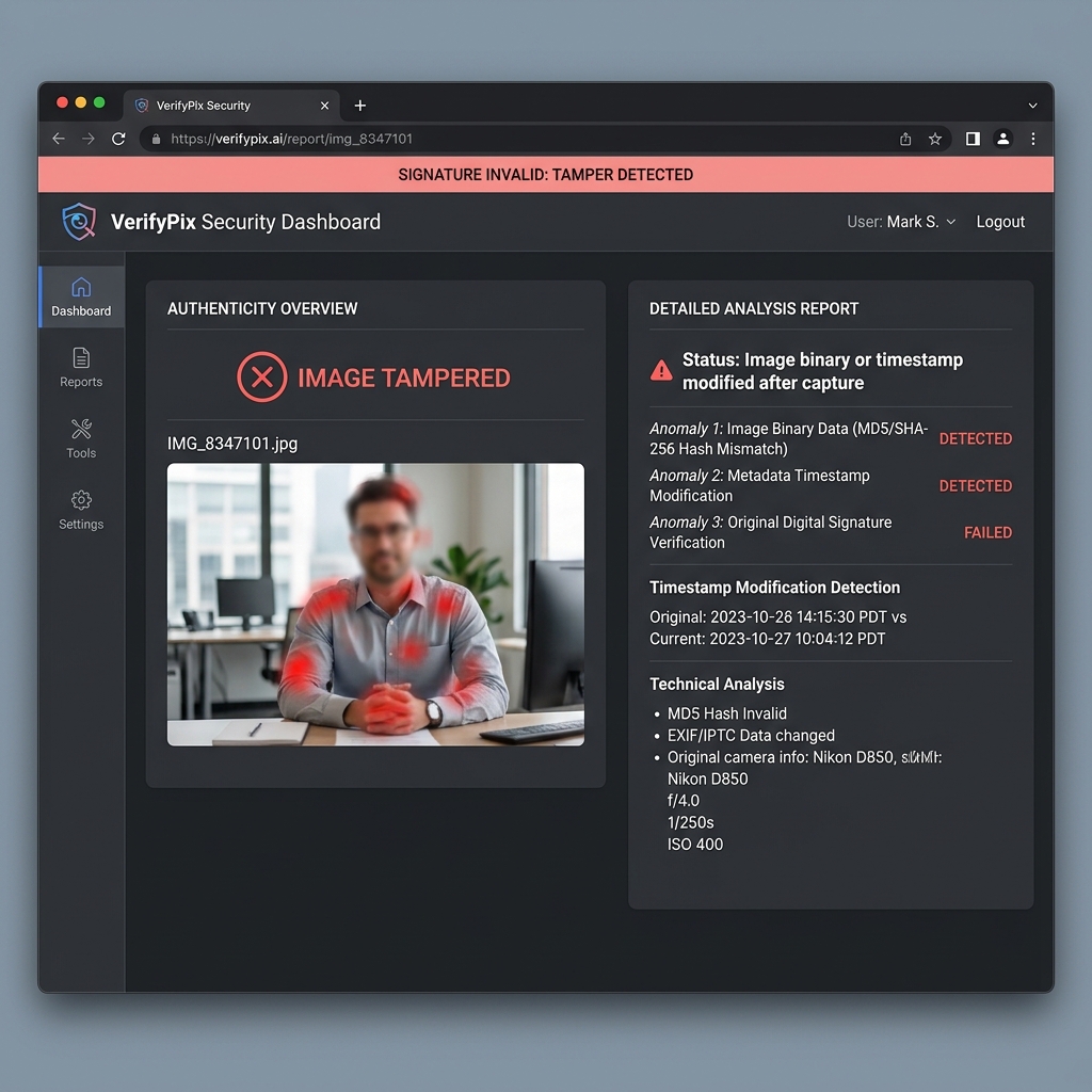 SpotLock Web Verifier NG Alert